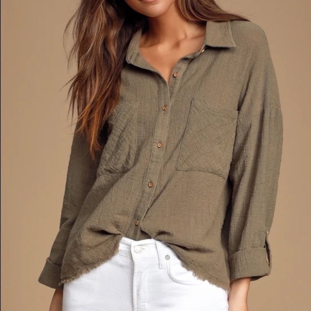 Lulus tabbatha buttoned down - Picture 2 of 2